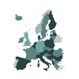 Choropleth map graphic